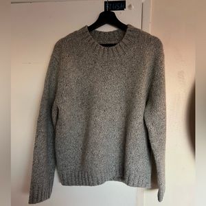 OuterKnown Cashmere Crew Neck Sweater -Gray